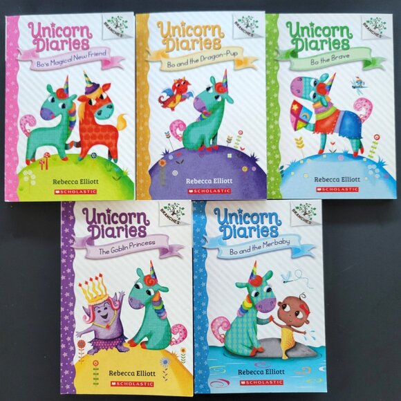 OWL DIARIES AND UNICORN DIARIES BOOKS MIXED LOT OF 15 BRANCHES SCHOLASTIC ELLIOT - Picture 5 of 14